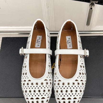 MARY JANE IN WHITE CALFSKIN
