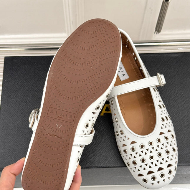 MARY JANE IN WHITE CALFSKIN