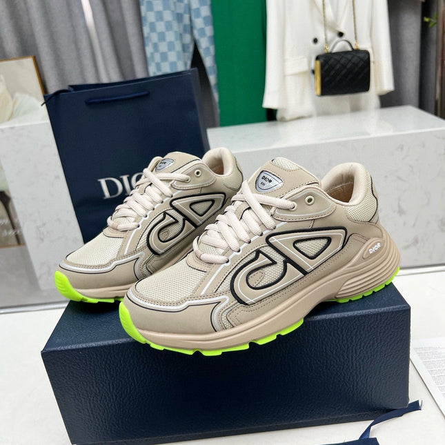 CD B30 SNEAKER KHAKI MESH FABRIC