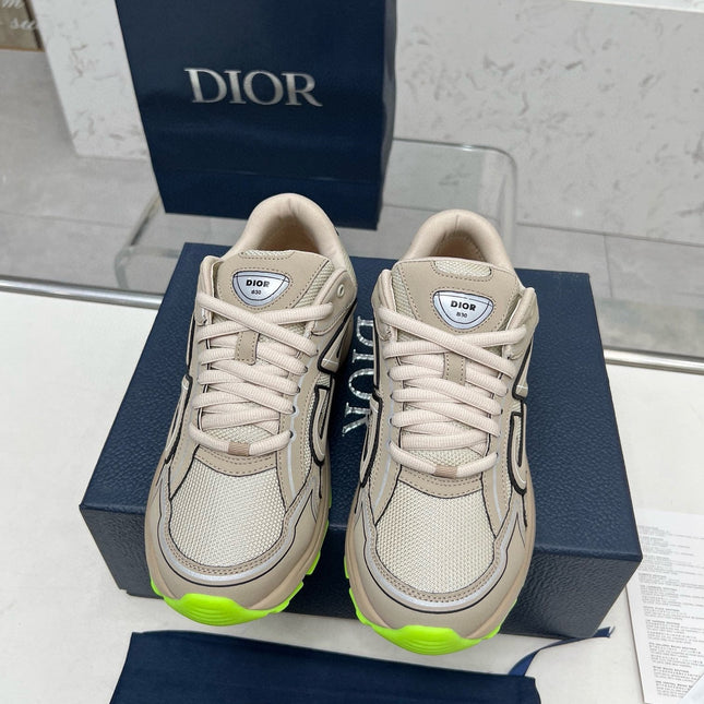 CD B30 SNEAKER KHAKI MESH FABRIC