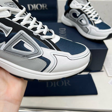 CD B30 SNEAKER AEGEAN AND WHITE MESH FABRIC