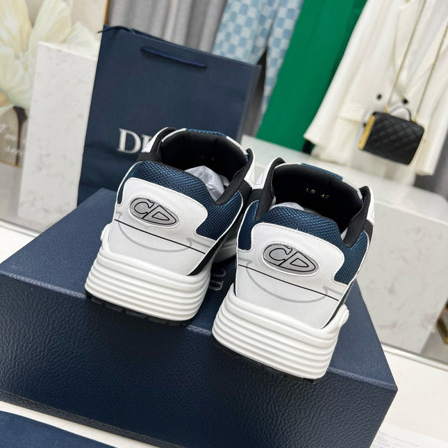 CD B30 SNEAKER AEGEAN AND WHITE MESH FABRIC
