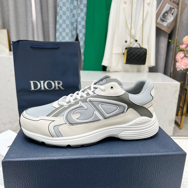 CD B30 SNEAKER GRAY AND CREAM MESH FABRIC