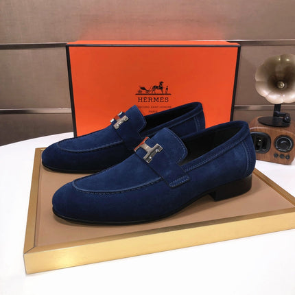 HM PARIS LOAFER COBALT SUEDE
