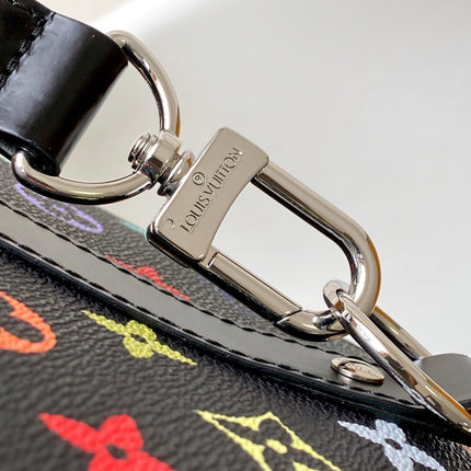 KEEPALL BANDOULIÈRE 50 BAG IN MULTICOLORED MONOGRAM COATED CANVAS
