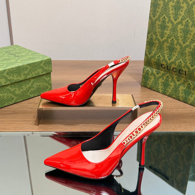 GG SIGNORIA SLINGBACK PUMP CANDY LAMBSKIN