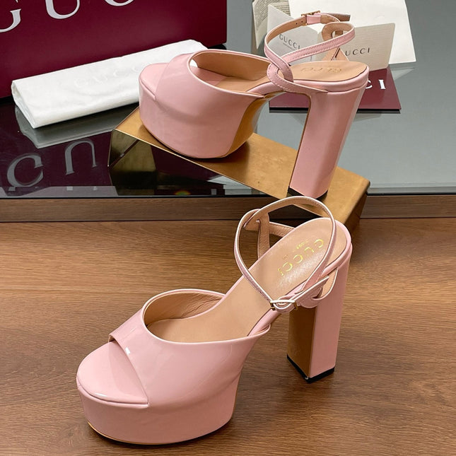 HIGH HEEL SANDALS 13 CM IN LIGHT PINK LAMBSKIN