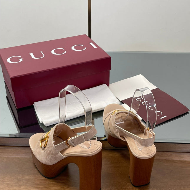 HIGH HEEL SANDALS 13 CM IN BEIGE CALFSKIN MIX SUEDE GOLD HARDWARE