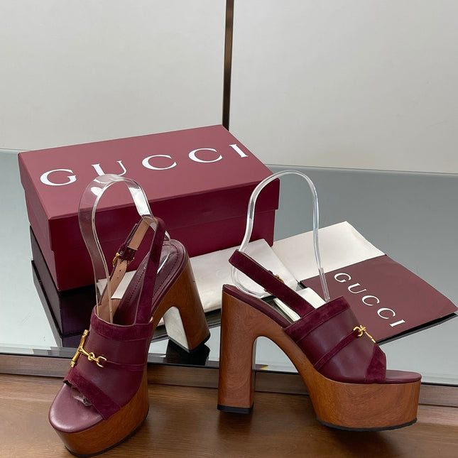 HIGH HEEL SANDALS 13 CM IN DARK RED CALFSKIN MIX SUEDE GOLD HARDWARE