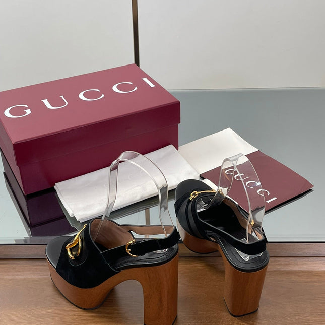 HIGH HEEL SANDALS 13 CM IN BLACK CALFSKIN MIX SUEDE GOLD HARDWARE