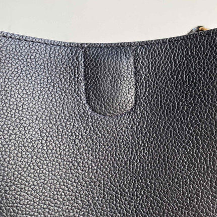 SANGLE SEAU BUCKET 24 BAG BLACK CALFSKIN