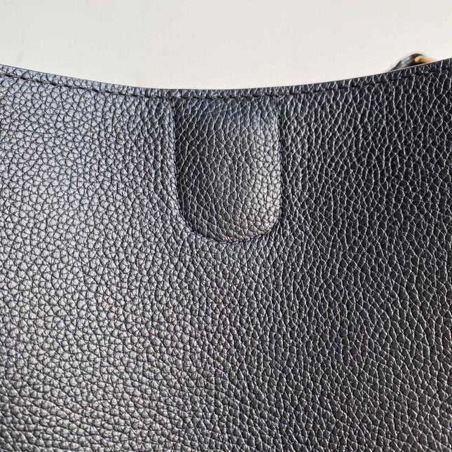 SANGLE SEAU BUCKET 24 BAG BLACK CALFSKIN