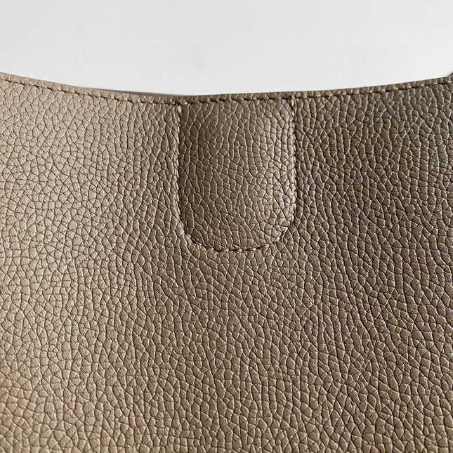 SANGLE SEAU BUCKET 24 BAG PEANUT BROWN CALFSKIN