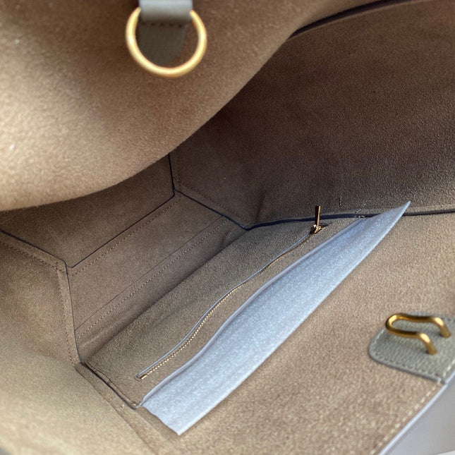 SANGLE SEAU BUCKET 33 BAG PEANUT BROWN CALFSKIN