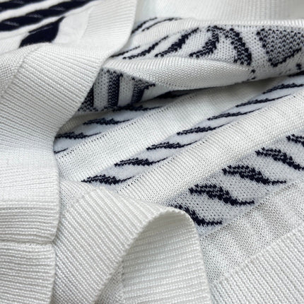 LV STRIPED SWEATER 25S IN TENCEL  266038