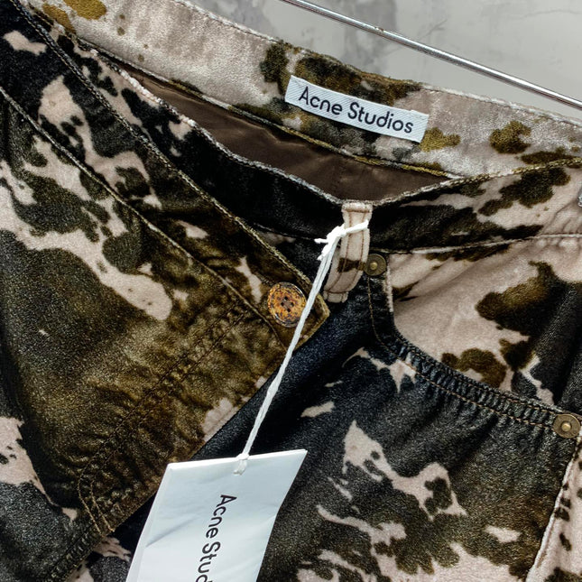 DIOR 25S MINI SKIRT CAMOUFLAGE STYLE 007
