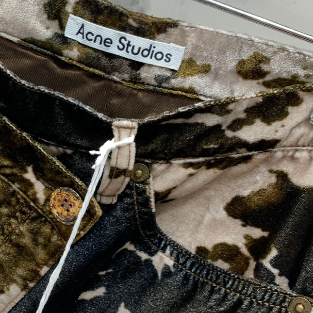 DIOR 25S MINI SKIRT CAMOUFLAGE STYLE 007