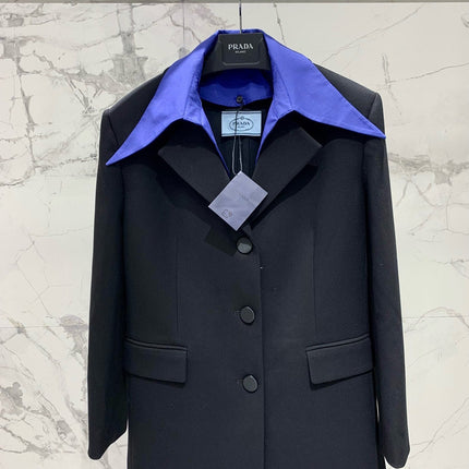 PRADA SHIRT-COLLAR BLAZER STYLE 23