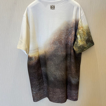 Loewe 25 Painting T-shirt Multicolor Cotton