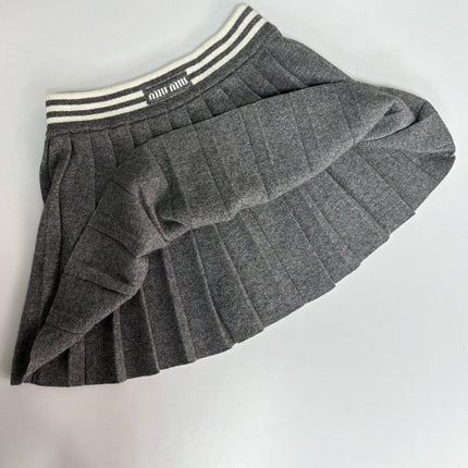 MIUMIU TOP AND SKIRT SET STYLE 373