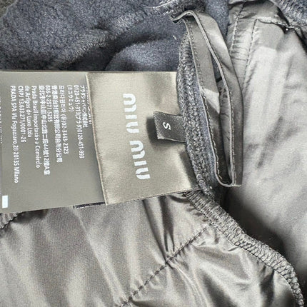 MIUMIU FLEECE SWEATPANTS STYLE 208