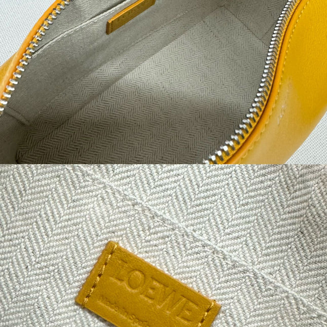 PUZZLE FOLD WASH 22 BAG IN BANANA YELLOW SHINY CALFSKIN