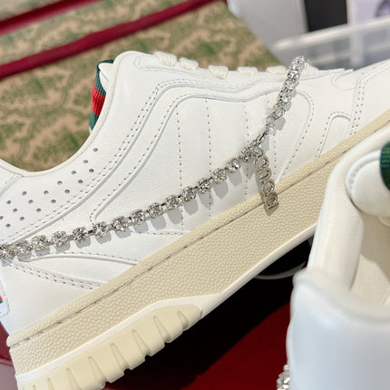 GG RE-WEB SNEAKER FOR COUPLE WHITE