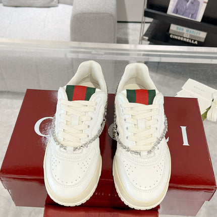 GG RE-WEB SNEAKER FOR COUPLE WHITE