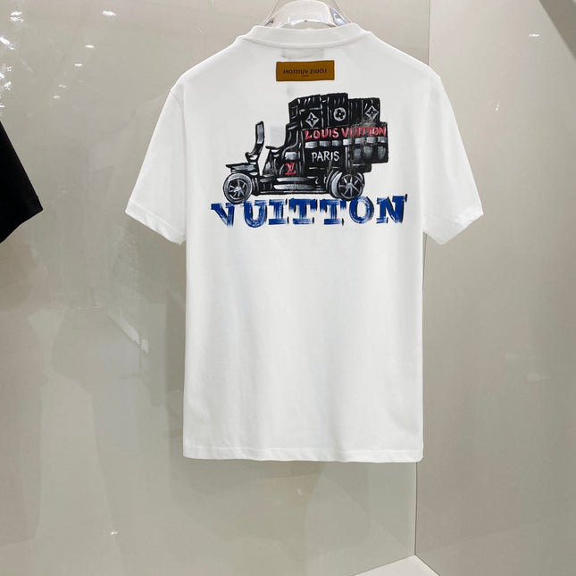 LV T-SHIRT WHITE COTTON 238849