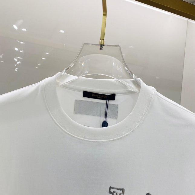 LV T-SHIRT WHITE COTTON 238849