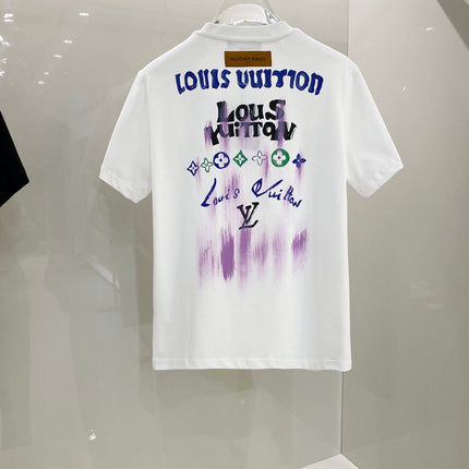 LV SHORT-SLEEVED T-SHIRT WHITE COTTON 238853