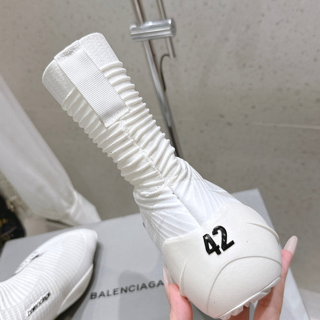UNDER ARMOUR HYPER SNEAKER IN WHITE MIX BLACK KNITTED FABRIC