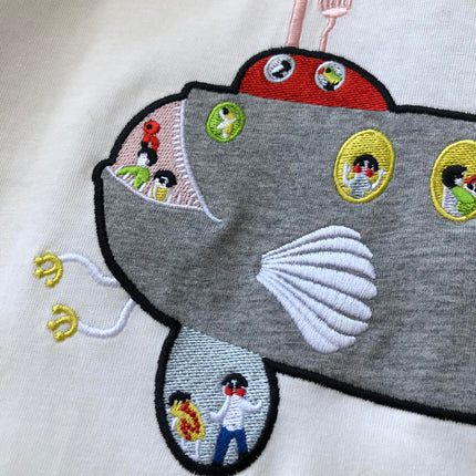 Loewe Submarine T-shirt White Cotton