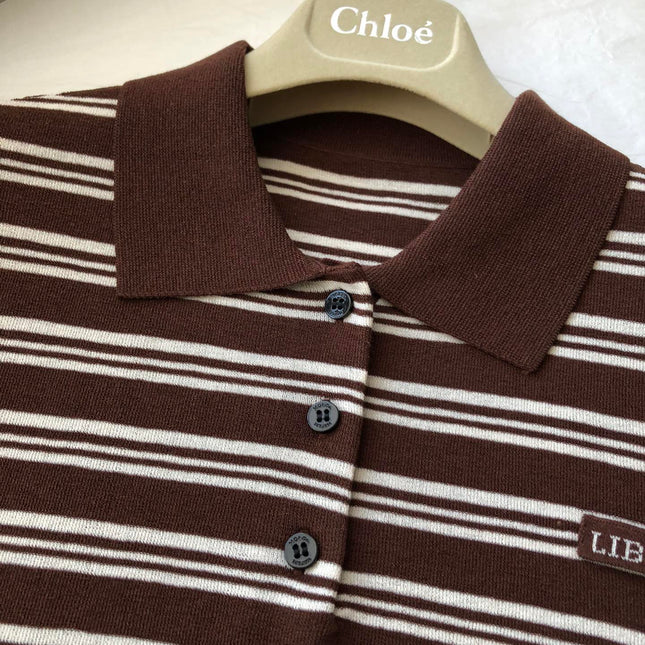 MIUMIU KNIT POLO SHIRT STYLE 212