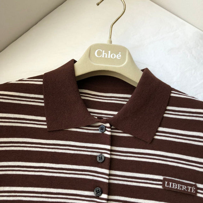 MIUMIU KNIT POLO SHIRT STYLE 212