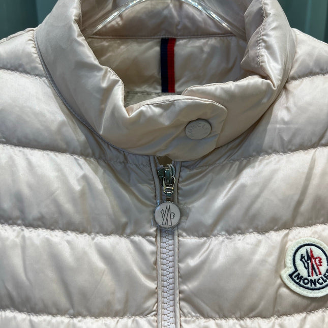 MONCLER 25S DOWN VEST IN BEIGE 009