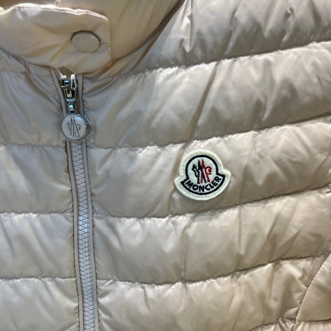 MONCLER 25S DOWN VEST IN BEIGE 009