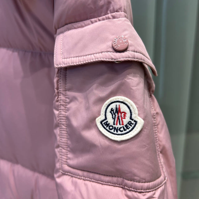 MONCLER 25S PUFFER JACKET IN PINK 012