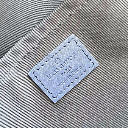 SAC PLAT 24H 41 IN SAPPHIRE BLUE MONOGRAM EMBOSSED TAURILLON