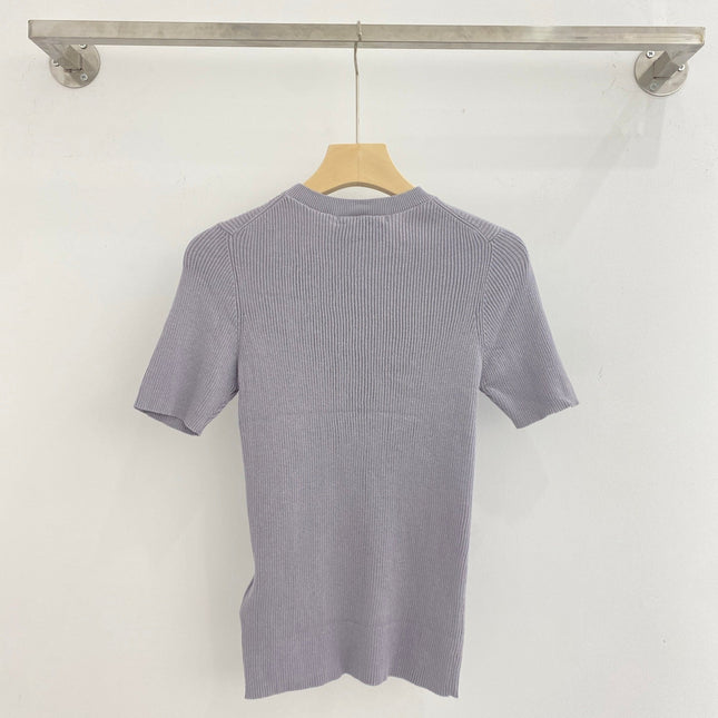 PRADA SHORT-SLEEVE KNIT SWEATER STYLE 194