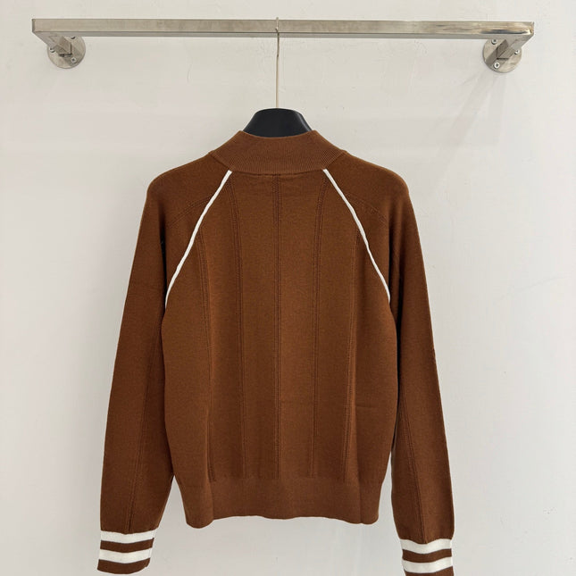 MIUMIU ZIP-UP KNIT SWEATER STYLE 62