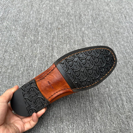 LV LOAFER IN BRIGHT ORANGE CALFSKIN