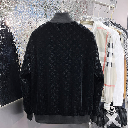 LV JACKET IN BLACK MONOGRAM VELVET 239034