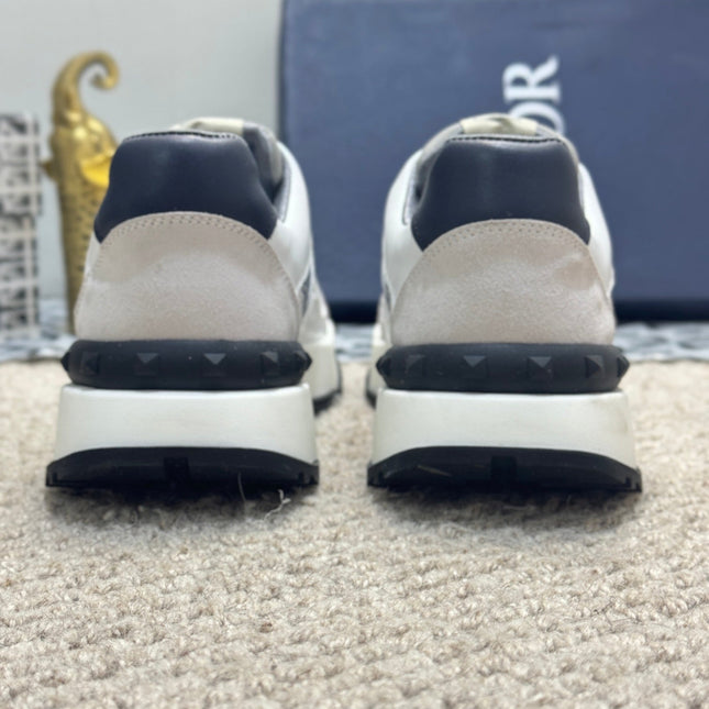 CD B25 SNEAKER GRAY AND WHITE CALFSKIN