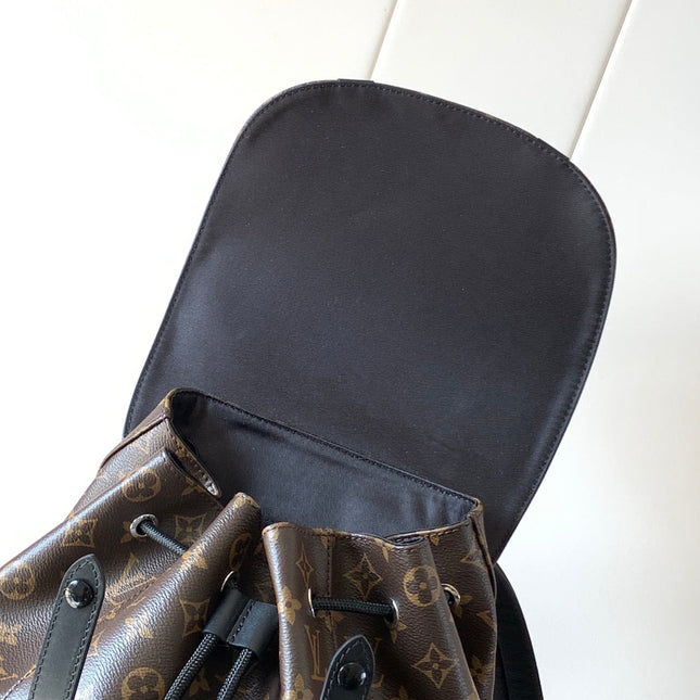 CHRISTOPHER MM BACKPACK 47 IN BROWN MONOGRAM CANVAS