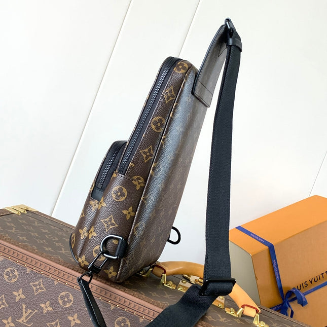 AVENUE SLINGBACK 31 IN BROWN MONOGRAM CANVAS