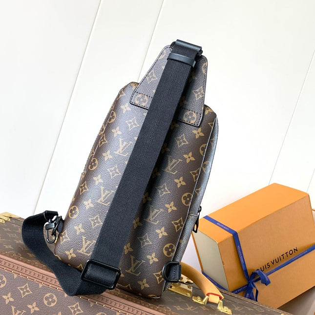 AVENUE SLINGBACK 31 IN BROWN MONOGRAM CANVAS