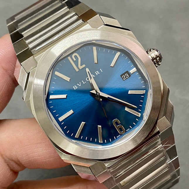 OCTO 41 STEEL BLUE DIAL