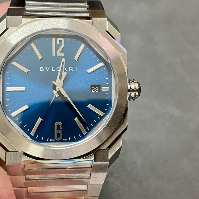 OCTO 41 STEEL BLUE DIAL