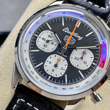 TOP TIME B01 DEUS STEEL CASE BLACK MIX WHITE DIAL